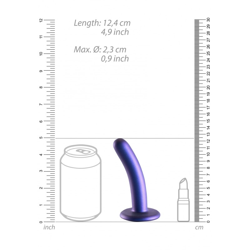 OUCH, G-Spot, Ομοίωμα, Μαλακής, Σιλικόνης, 12 cm, μπλε