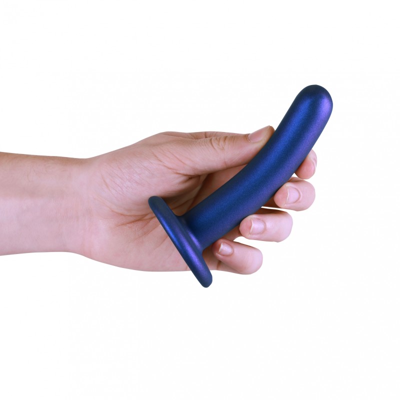 OUCH, Smooth, Silicone, G-Spot, Dildo, 12 cm, blue