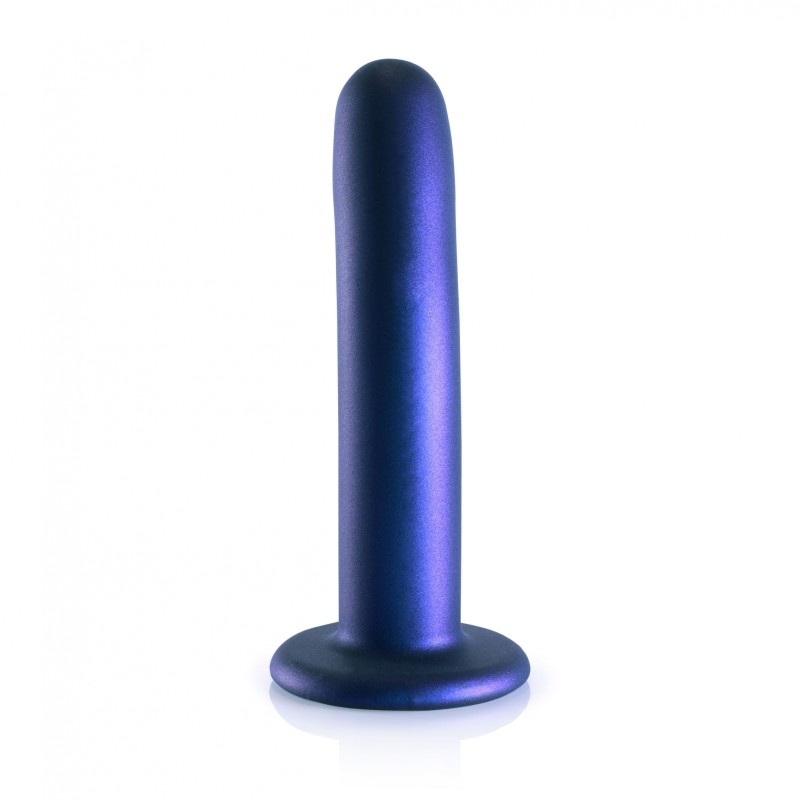 OUCH, Smooth, Silicone, G-Spot, Dildo, 14,5 cm, blue