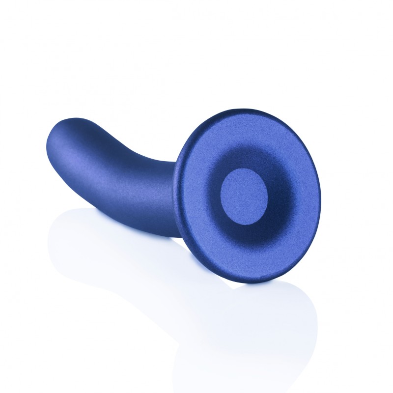 OUCH, Smooth, Silicone, G-Spot, Dildo, 14,5 cm, blue
