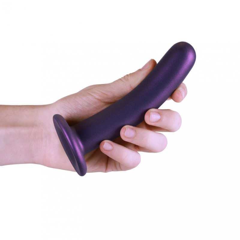 OUCH, Smooth, Silicone, G-Spot, Dildo, 14,5 cm, purple