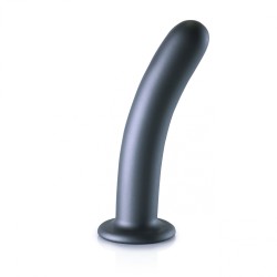 OUCH, Smooth, Silicone, G-Spot, Dildo, 17cm, Grey