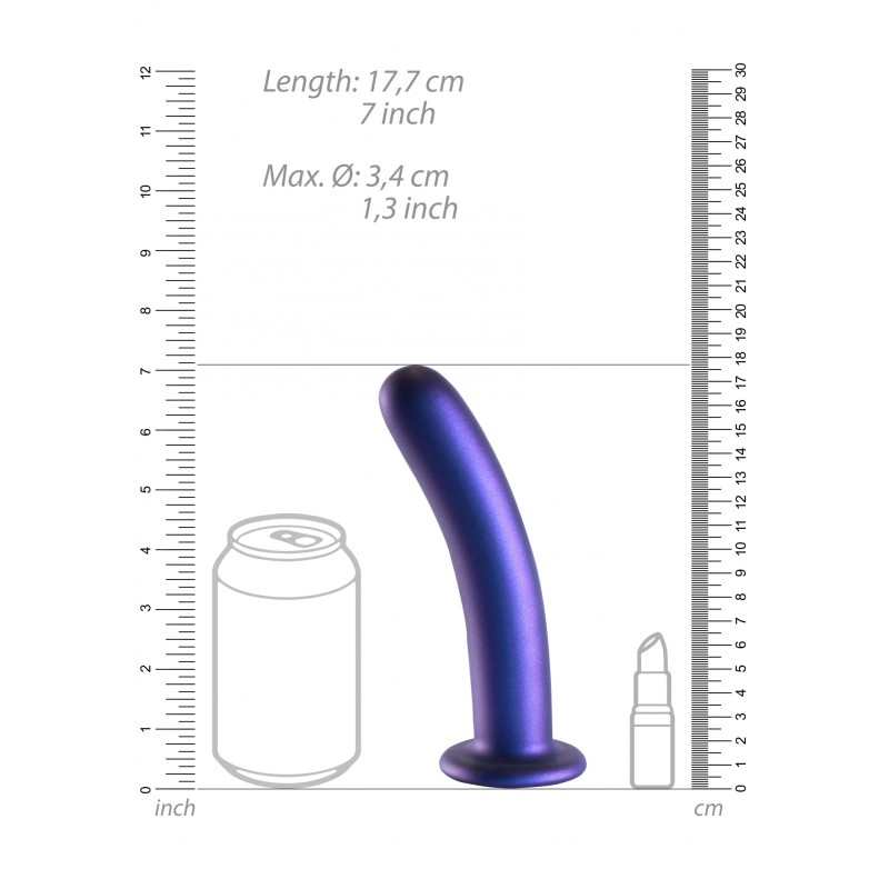 OUCH, G-Spot, Ομοίωμα, Μαλακής, Σιλικόνης, 17 cm, μπλε
