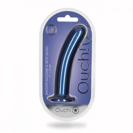 OUCH, G-Spot, Ομοίωμα, Μαλακής, Σιλικόνης, 17 cm, μπλε