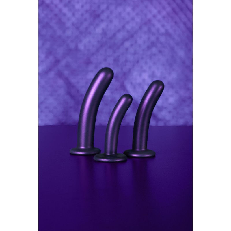 OUCH, Smooth, Silicone, G-Spot, Dildo, 17cm, purple