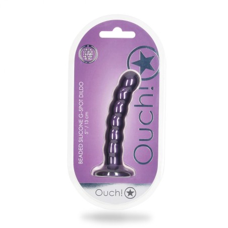 OUCH, G-Spot, Ομοίωμα, Μαλακής, Σιλικόνης, Με, Καμπύλες ,13 cm, μοβ