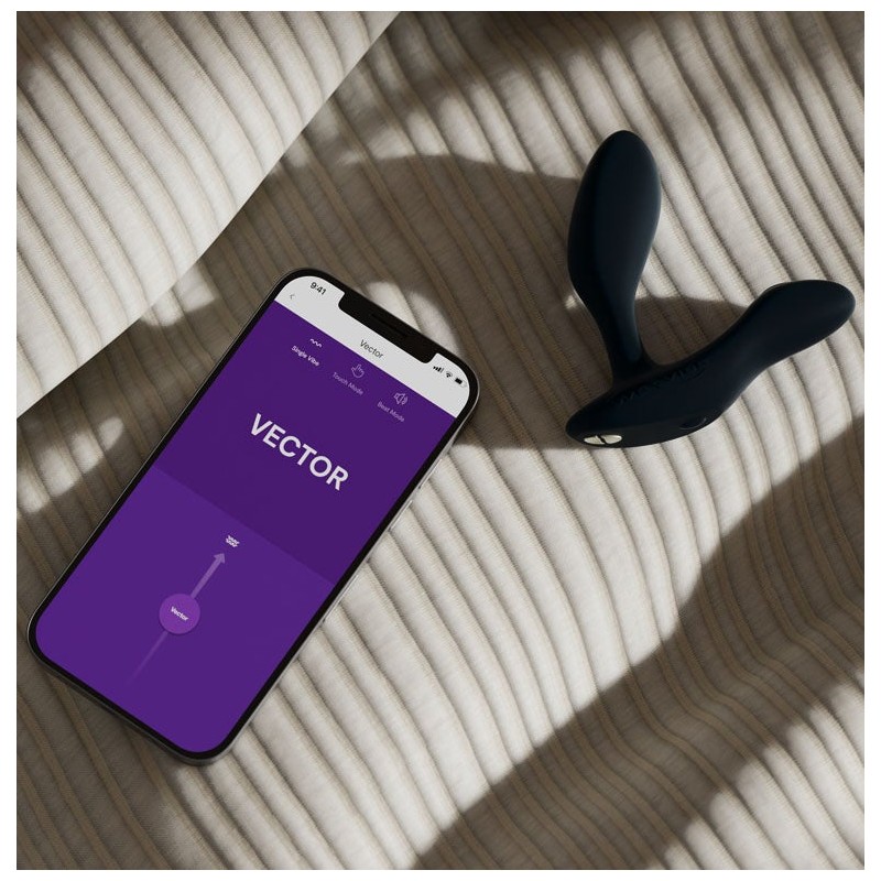 WE-VIBE, VECTOR+, Δονούμενος, Προστατικός, Massager, Μαύρος