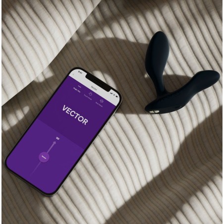WE-VIBE, VECTOR+, Δονούμενος, Προστατικός, Massager, Μαύρος