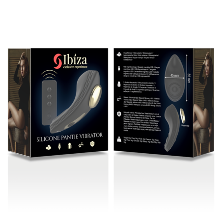 IBIZA, Silicone, Pantie, Vibrator, With, Remote, Control