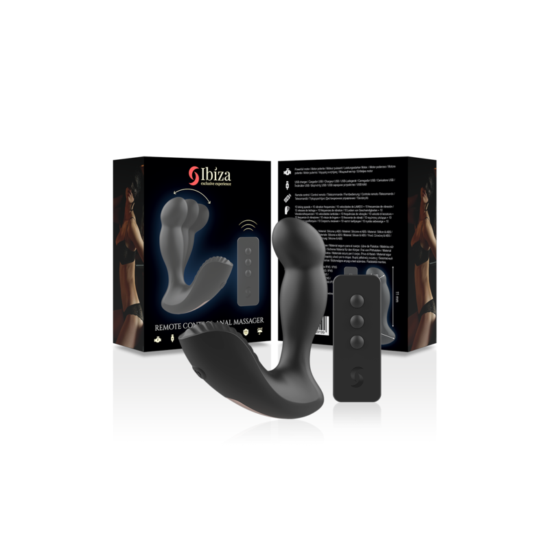 IBIZA, Προστατικός, Massager, με, Τηλεχειριστήριο