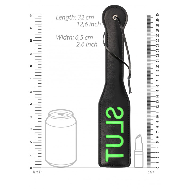 GLOW, IN, THE, DARK, Slut, Paddle GLOW, IN, THE, DARK, Slut, Paddle