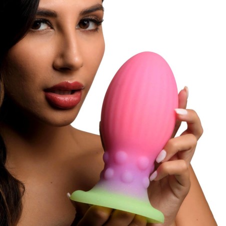 XR BRANDS, Xeno Egg, Glow, In, The Dark, XL, Silicone, Egg, XL