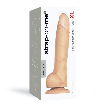 Strap-On-Me, Ρεαλιστικό, Ομοίωμα, Πέους, Σιλικόνης, XL