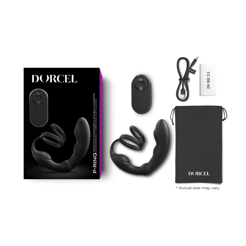 Dorcel, P-RING, Prostate, Massager, with Cock Ring