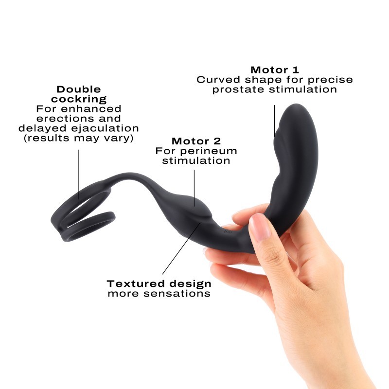 Dorcel, P-RING, Prostate, Massager, with Cock Ring