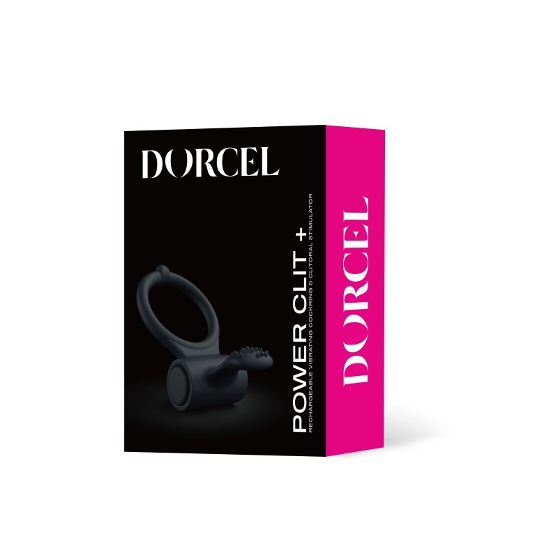DORCEL, POWER CLIT plus, Δαχτυλίδι Πέους, Επαναφορτιζόμενο, Σιλικόνης