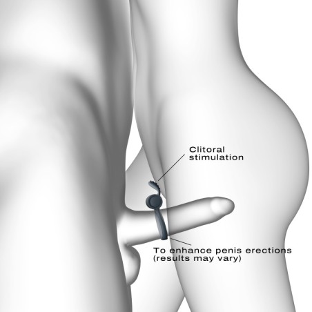 DORCEL, POWER CLIT plus, Rechargeable, Silicone, Cock Ring