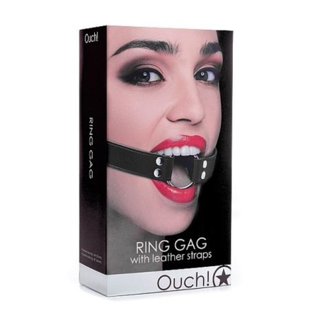 OUCH! - Ring Gag - Black