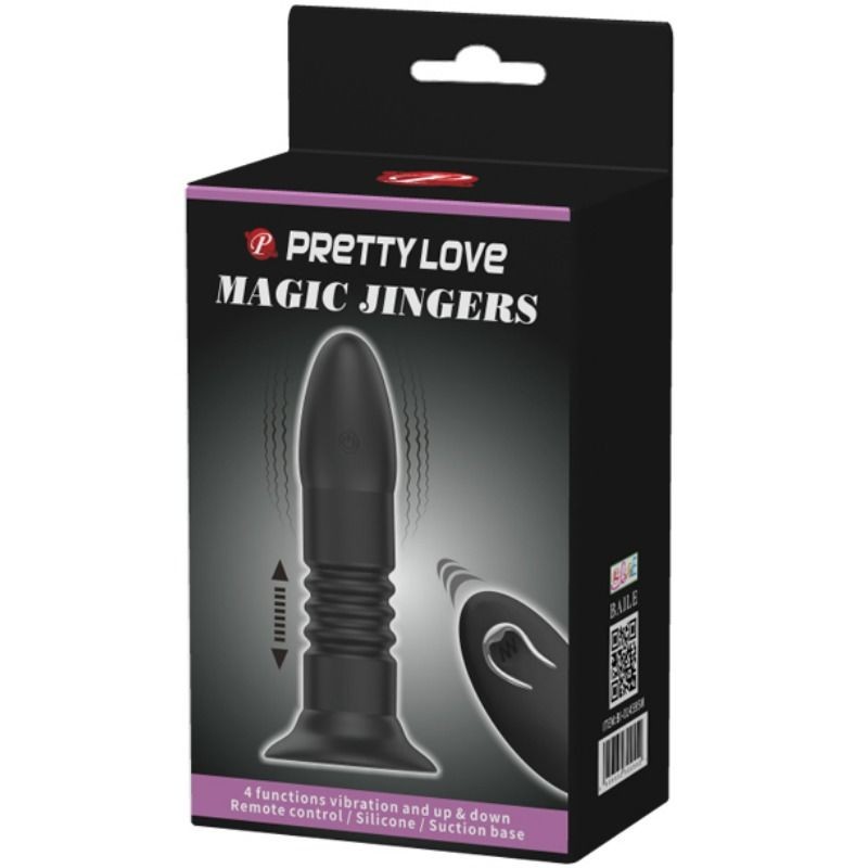 PRETTY LOVE, MAGIC JINGER, Thrusting, & Vibrating, Butt Plug