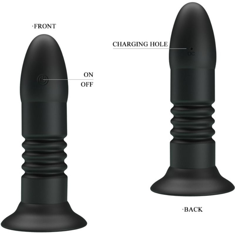 PRETTY LOVE, MAGIC JINGER, Thrusting, & Vibrating, Butt Plug