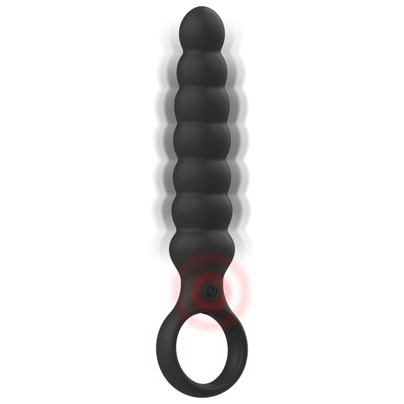 BLACK&SILVER | BOB | POWERFUL ANAL BEADS SILICONE