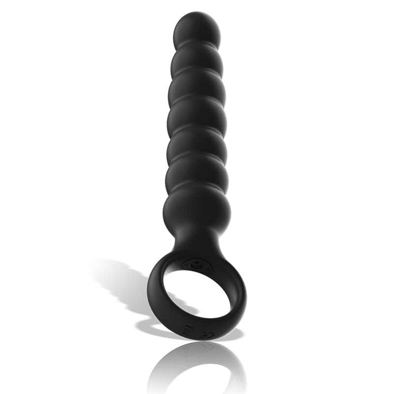 BLACK&SILVER, BOB, POWERFUL, ANAL, BEADS, SILICONE
