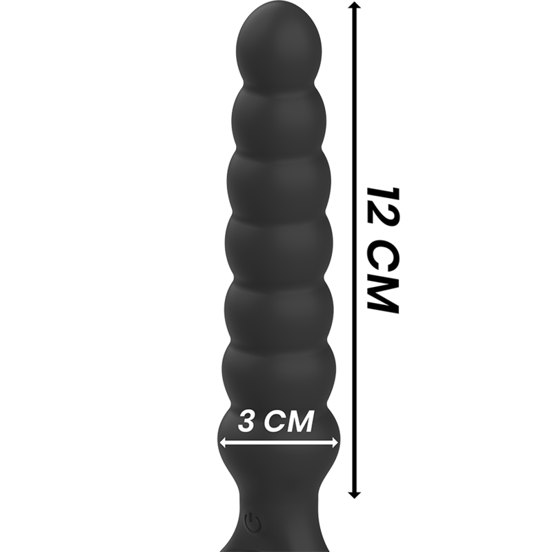 BLACK&SILVER | BOB | POWERFUL ANAL BEADS SILICONE | OLA4U