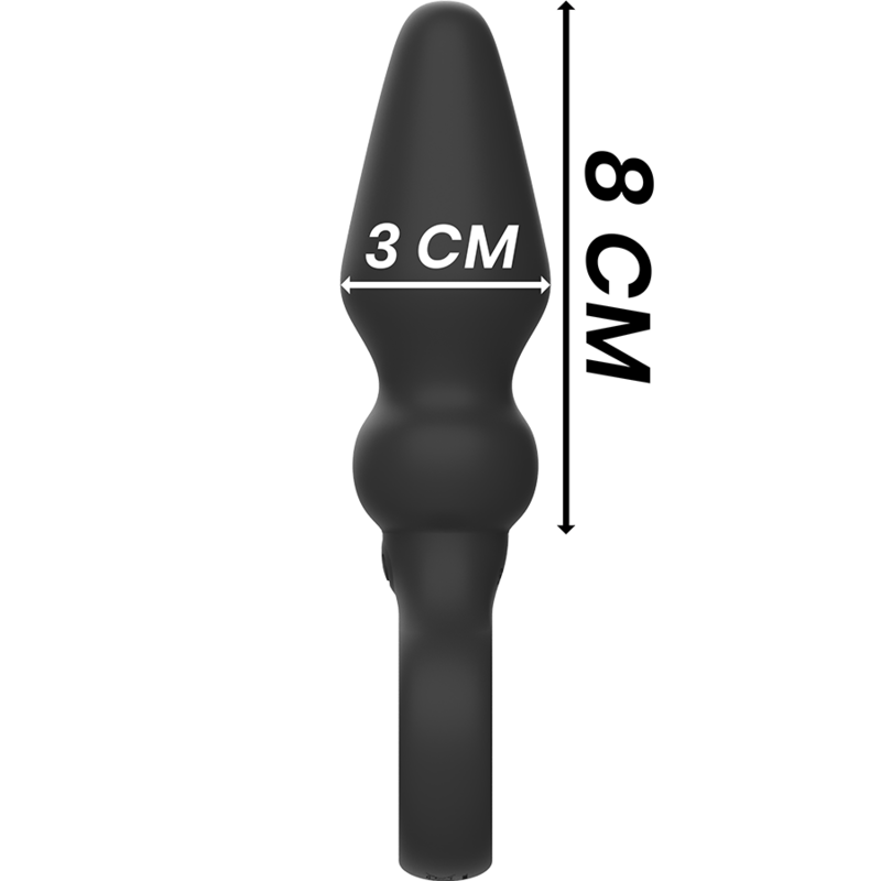 BLACK&SILVER, OZZY, POWERFUL, ANAL, PLUG, SILICONE