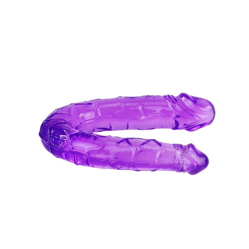 DOUBLE, FLEXIBLE, DILDO, PURPLE