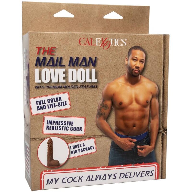 CALIFORNIA EXOTICS, THE MAIL MAN, Φουσκωτή, Κούκλα, με Πέος