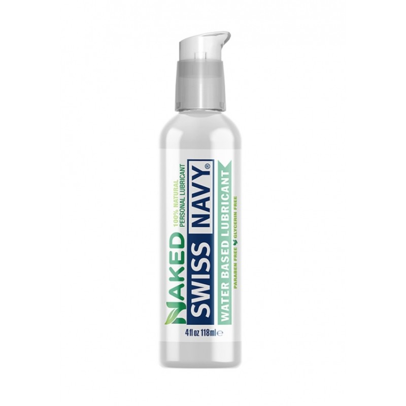 Swiss Navy, Naked, All Natural, Λιπαντικό, Βάσης Νερού, 118ml