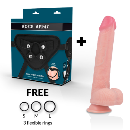 ROCKARMY, KINGCOBRA, Ζώνη, + Premium, Liquid ,Σιλικόνης, Ομοίωμα, 24cm