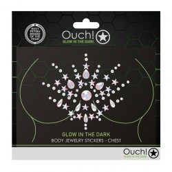 OUCH, Body Jewelry Stickers, που Φωσφορίζουν, Στήθος