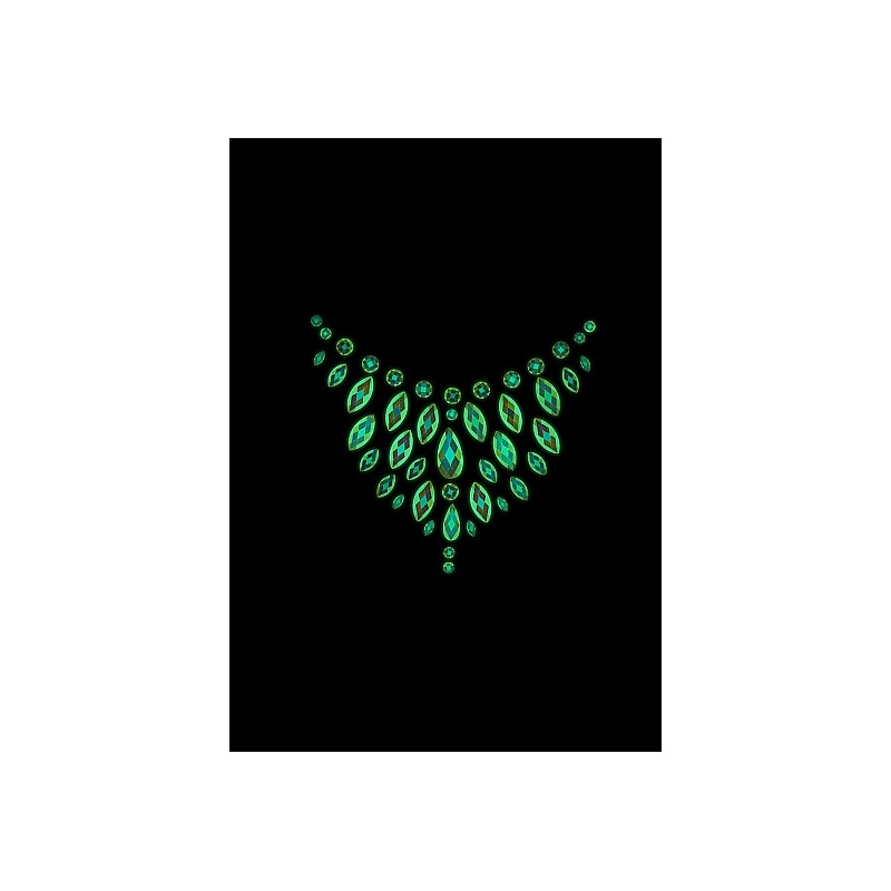 OUCH, Body Jewelry Stickers, που Φωσφορίζουν, Στήθος, λαιμός