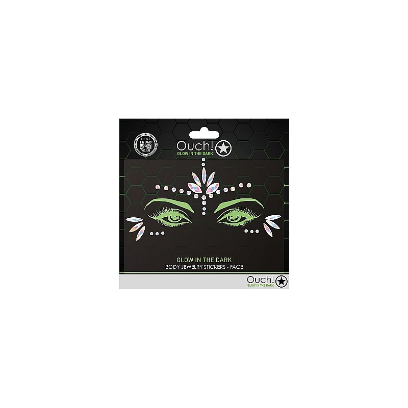 OUCH, Body Jewelry Stickers, που Φωσφορίζουν, μάτια