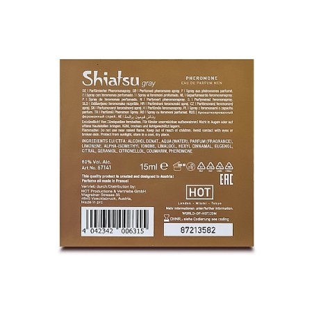 HOT, Man Grey, Άρωμα Φερομόνης, 15 ml