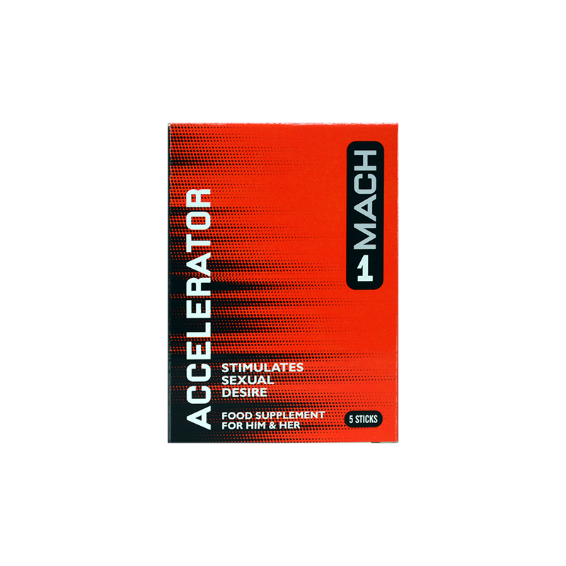 Mach 1, Accelerator, Φυσικό, Διεγερτικό, Συμπλήρωμα, για Άντρες, 5 τμχ