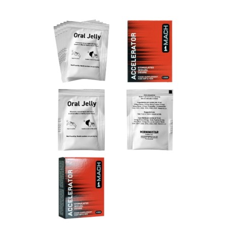 Mach 1, Accelerator, Φυσικό, Διεγερτικό, Συμπλήρωμα, για Άντρες, 5 τμχ