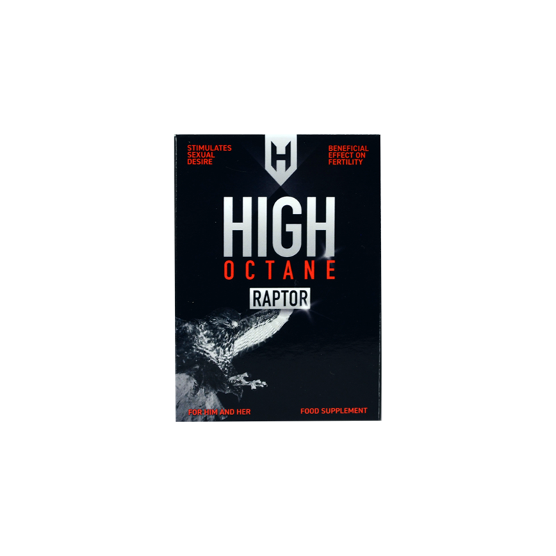 High Octane, Raptor, Men & Women, Sex Boosters, Gels, 5pcs