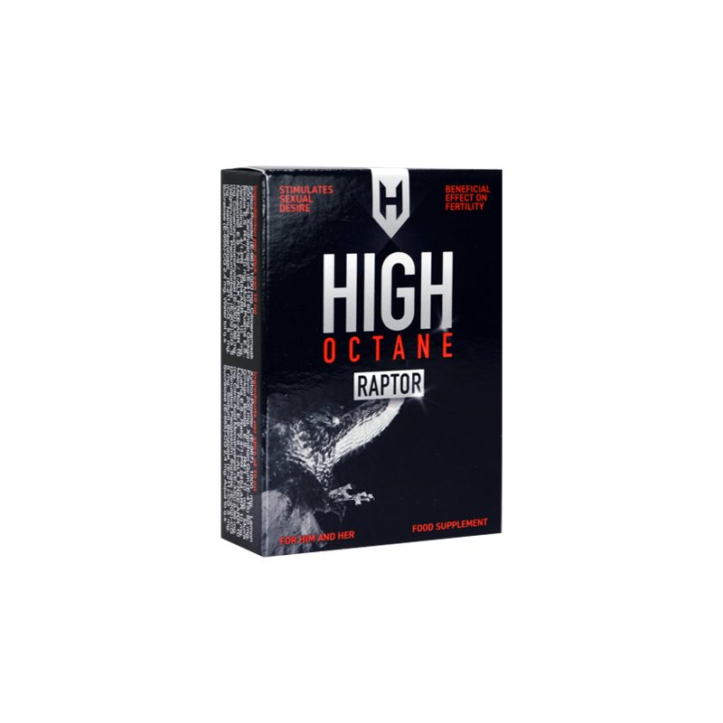 High Octane, Raptor, Men & Women, Sex Boosters, Gels, 5pcs