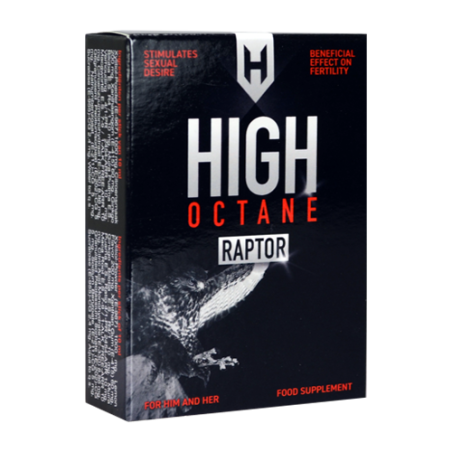 High Octane, Raptor, Men & Women, Sex Boosters, Gels, 5pcs