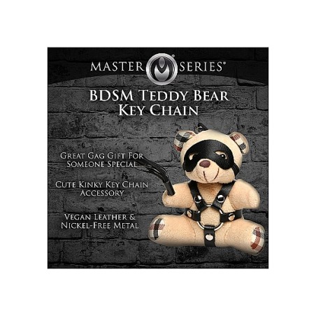 XR Brands, BDSM, Teddy Bear, Keychain, Tan