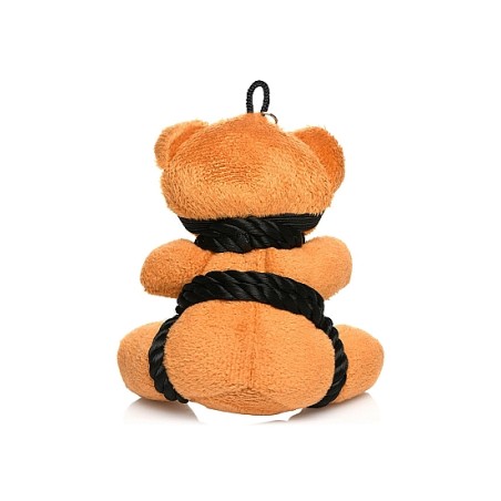 XR Brands, Rope, Teddy Bear, Keychain, Brown