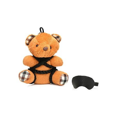 XR Brands, Rope, Teddy Bear, Keychain, Brown