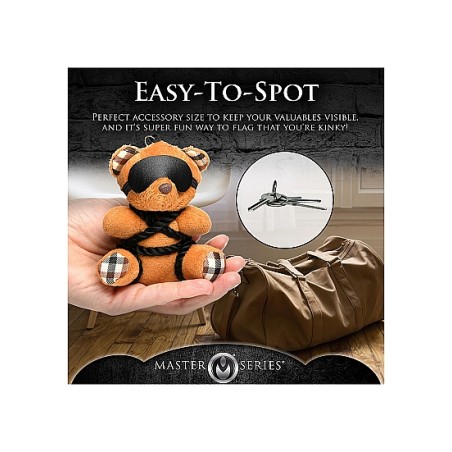 XR Brands, Rope Teddy Bear, Μπρελόκ Κλειδιών, Καφέ