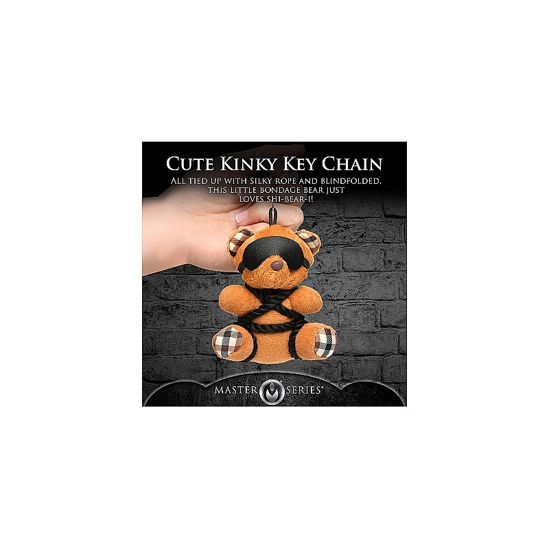 XR Brands, Rope Teddy Bear, Μπρελόκ Κλειδιών, Καφέ