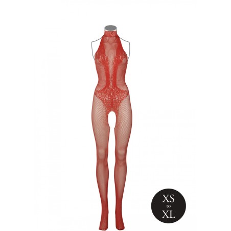 LE DÉSIR | Sunset Glow | Fishnet and Lace Bodystocking | Size: XS/XL