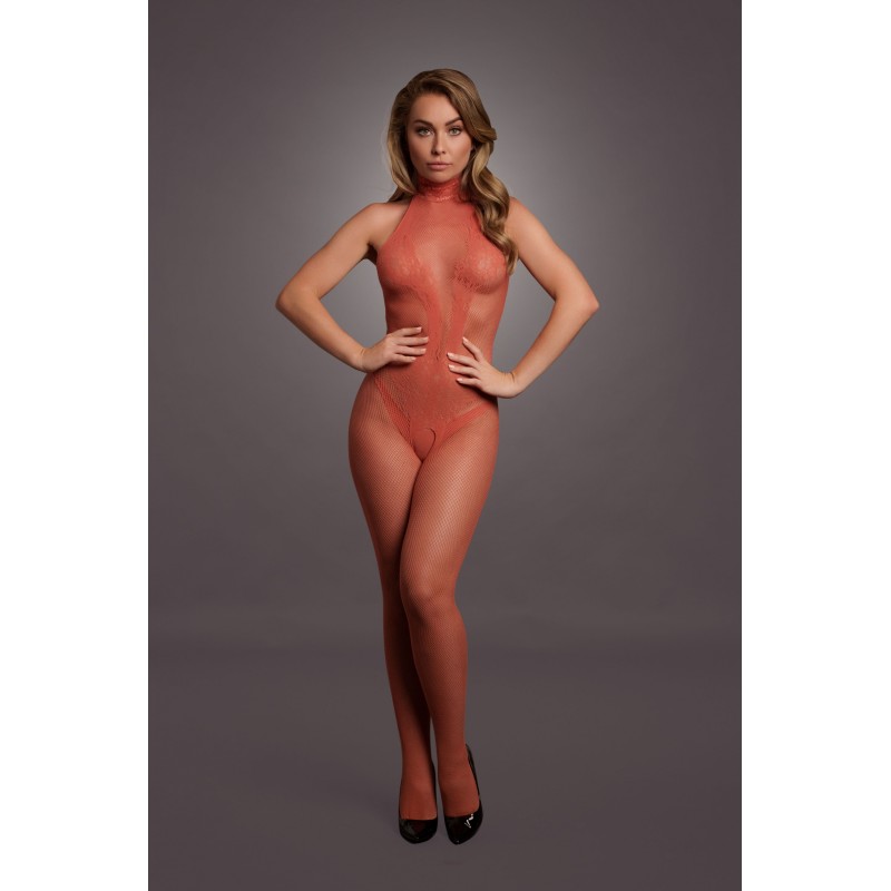 LE DÉSIR | Sunset Glow | Fishnet and Lace Bodystocking | Size: XS/XL