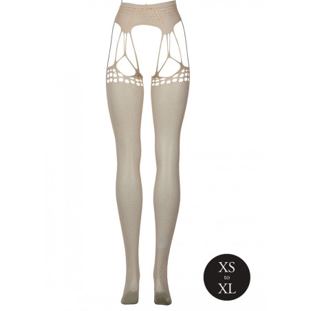 LE DÉSIR | Shredded Suspender Pantyhose | Sandy Beach | Size: XS/XL