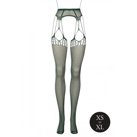 LE DÉSIR, Shredded, Suspender, Pantyhose, Ζαρτιέρες, Midnight Green
